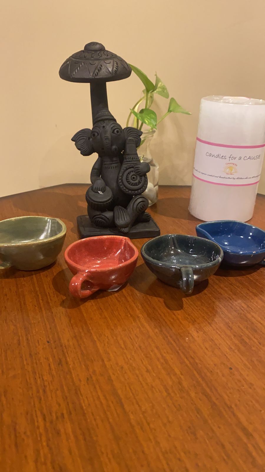 Bankura Ceramic Diyas (Pack of 4)