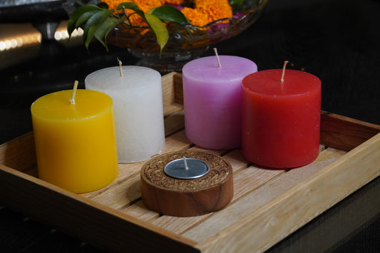 Pillar Candle - Small (Pack of 4)