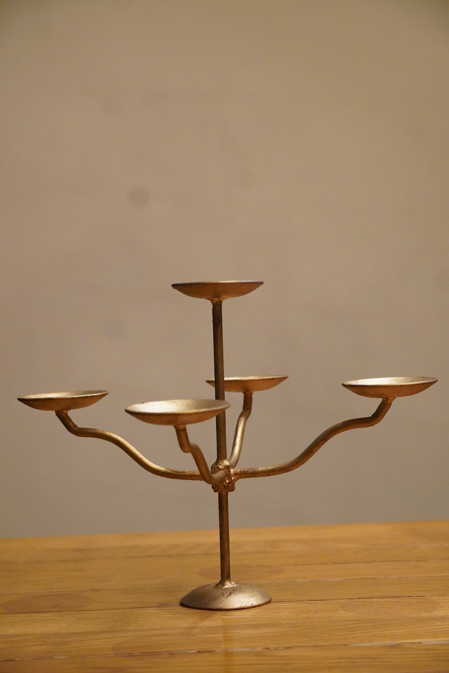 Brass T-light Candle Holder