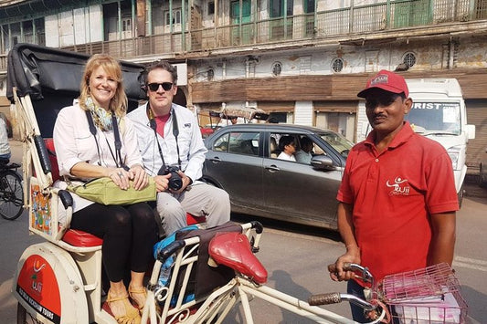 Old Delhi in a Custom Designed Rickshaw