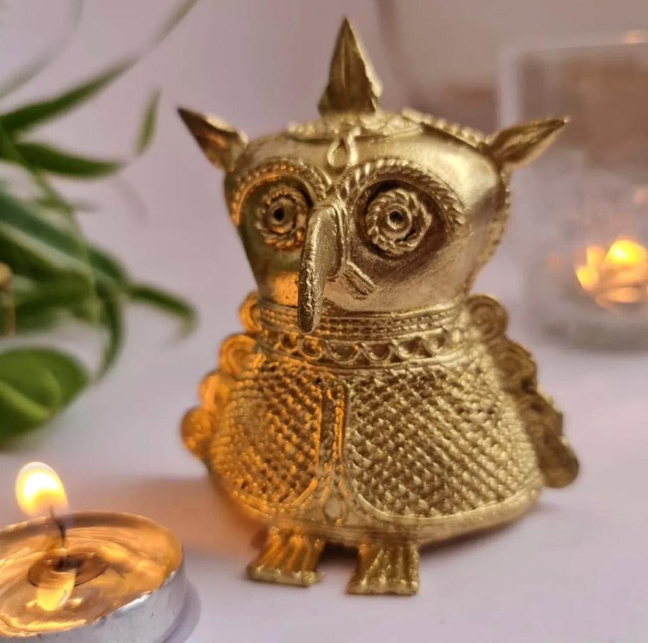 Handcrafted Dhokra Owl