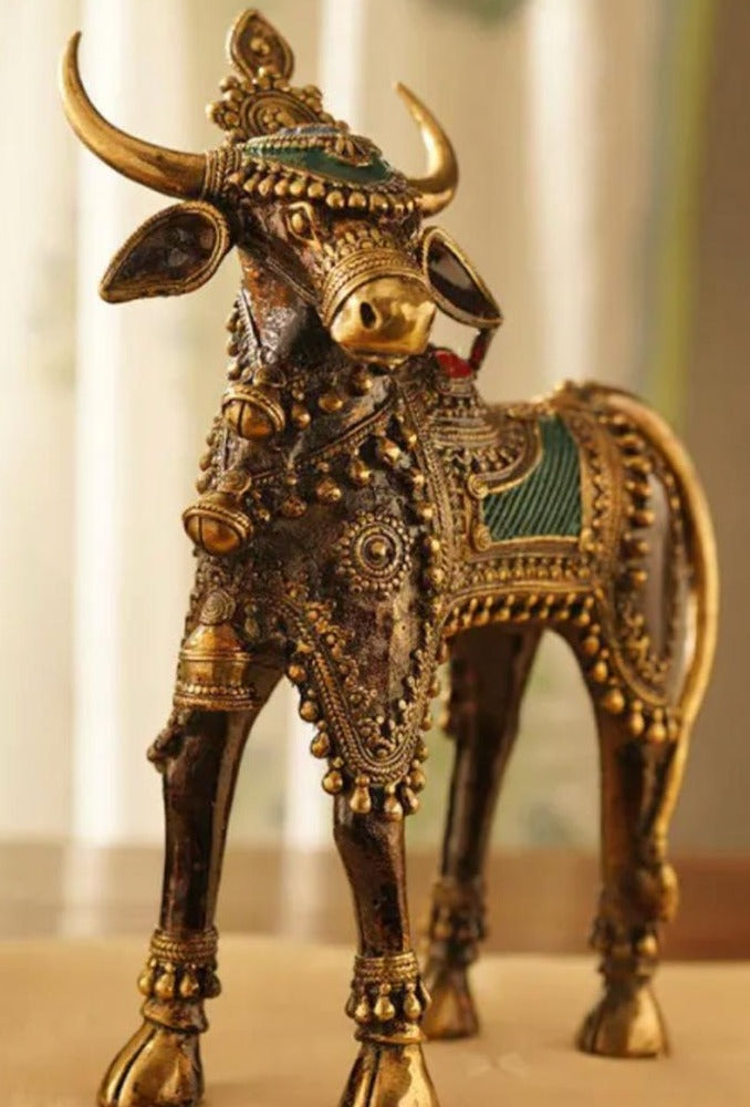 Handcrafted Dhokra Nandi