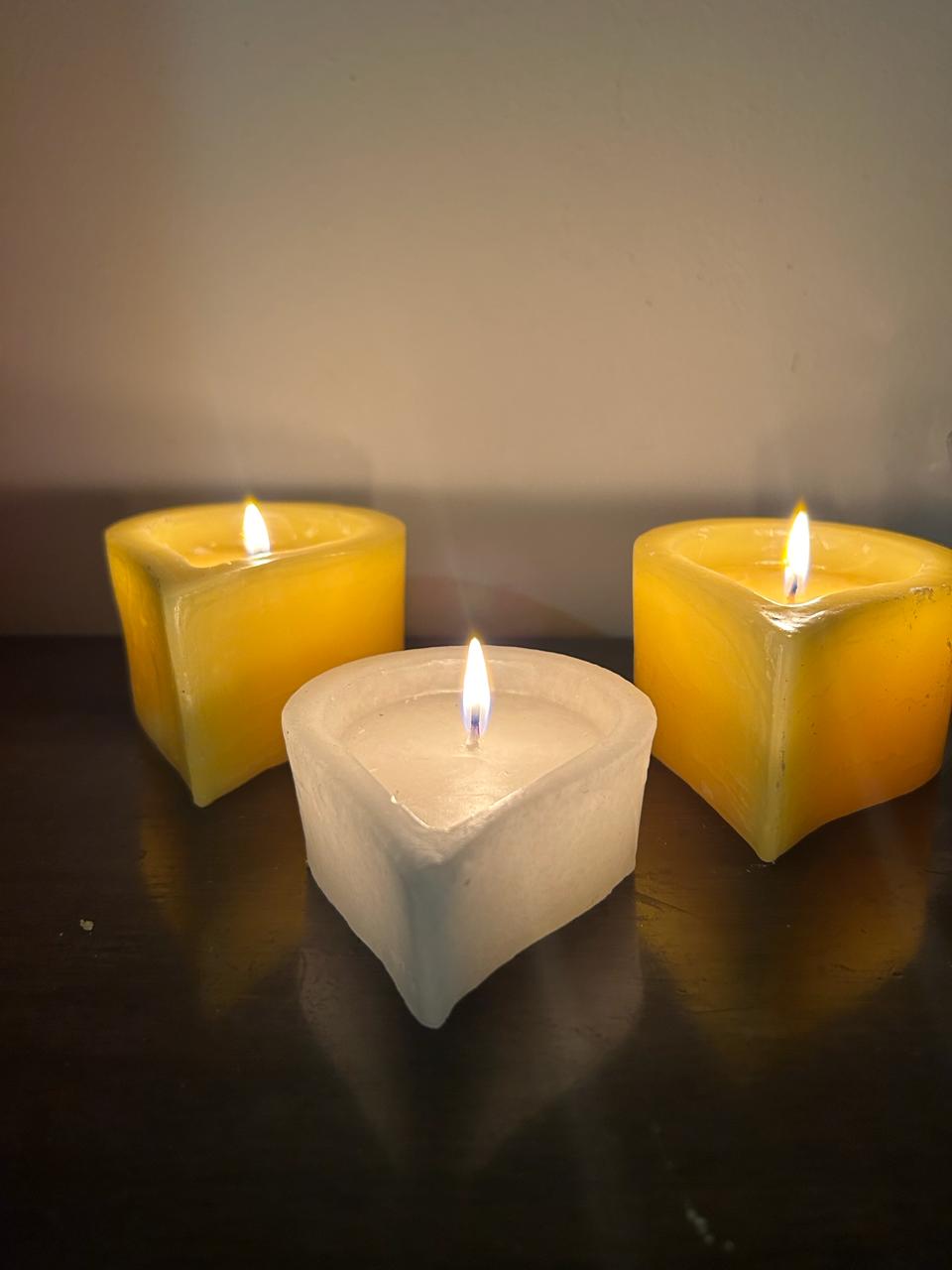 Twin Deep Candle