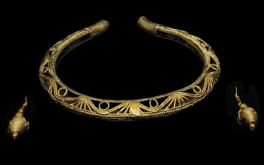 Handcrafted Dhokra Jewellery Set | Tribal Brass Necklace & Earrings