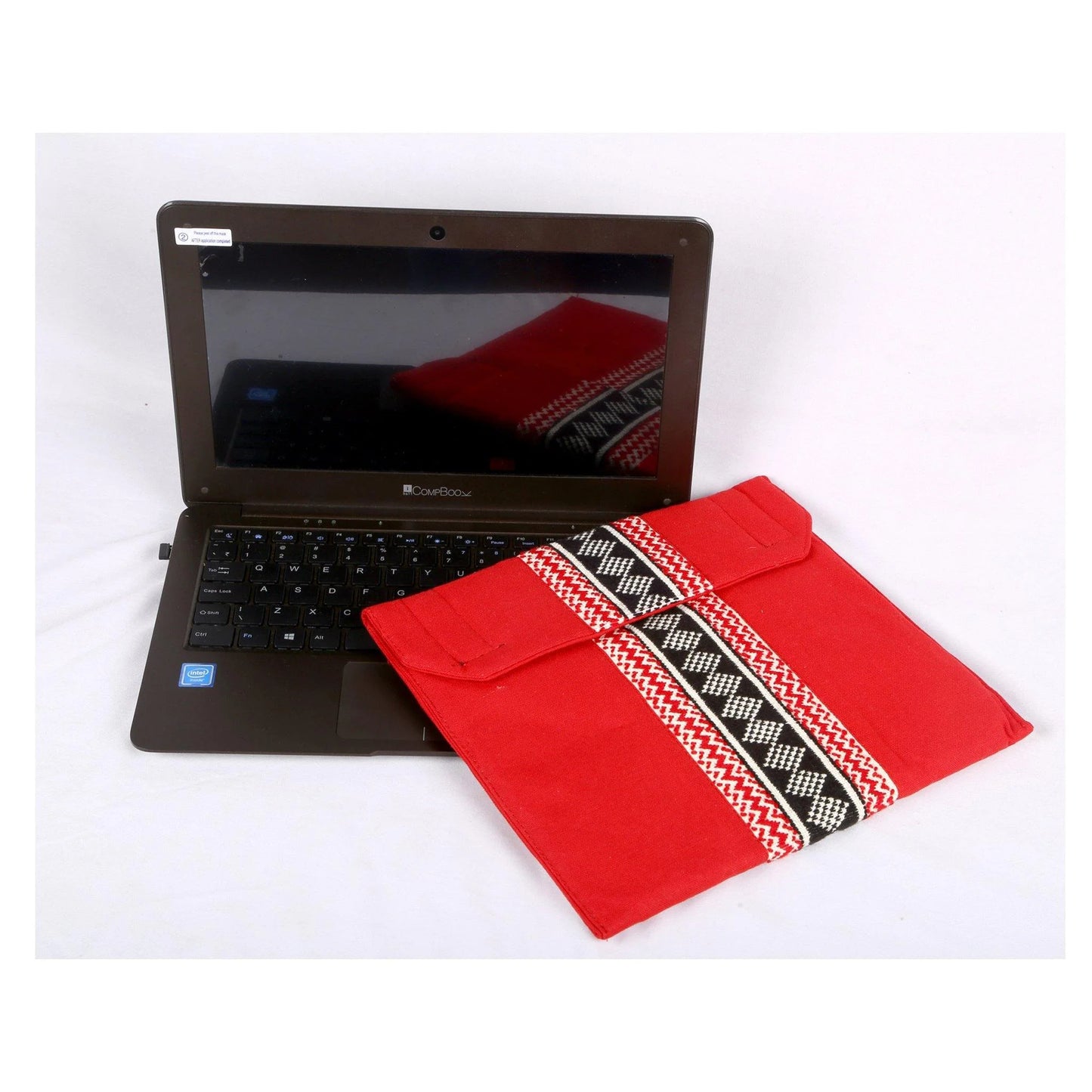 Red Toda Embroidery iPad Cover