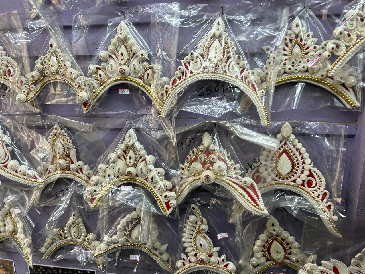 Sholapith Wedding Accessories