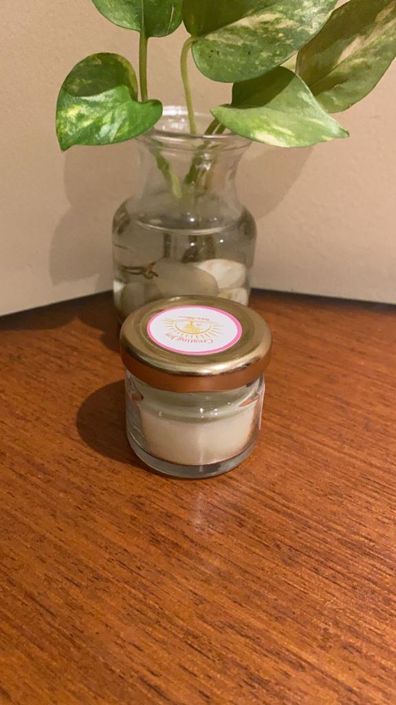 Organic Scented Bottle Candle - Small